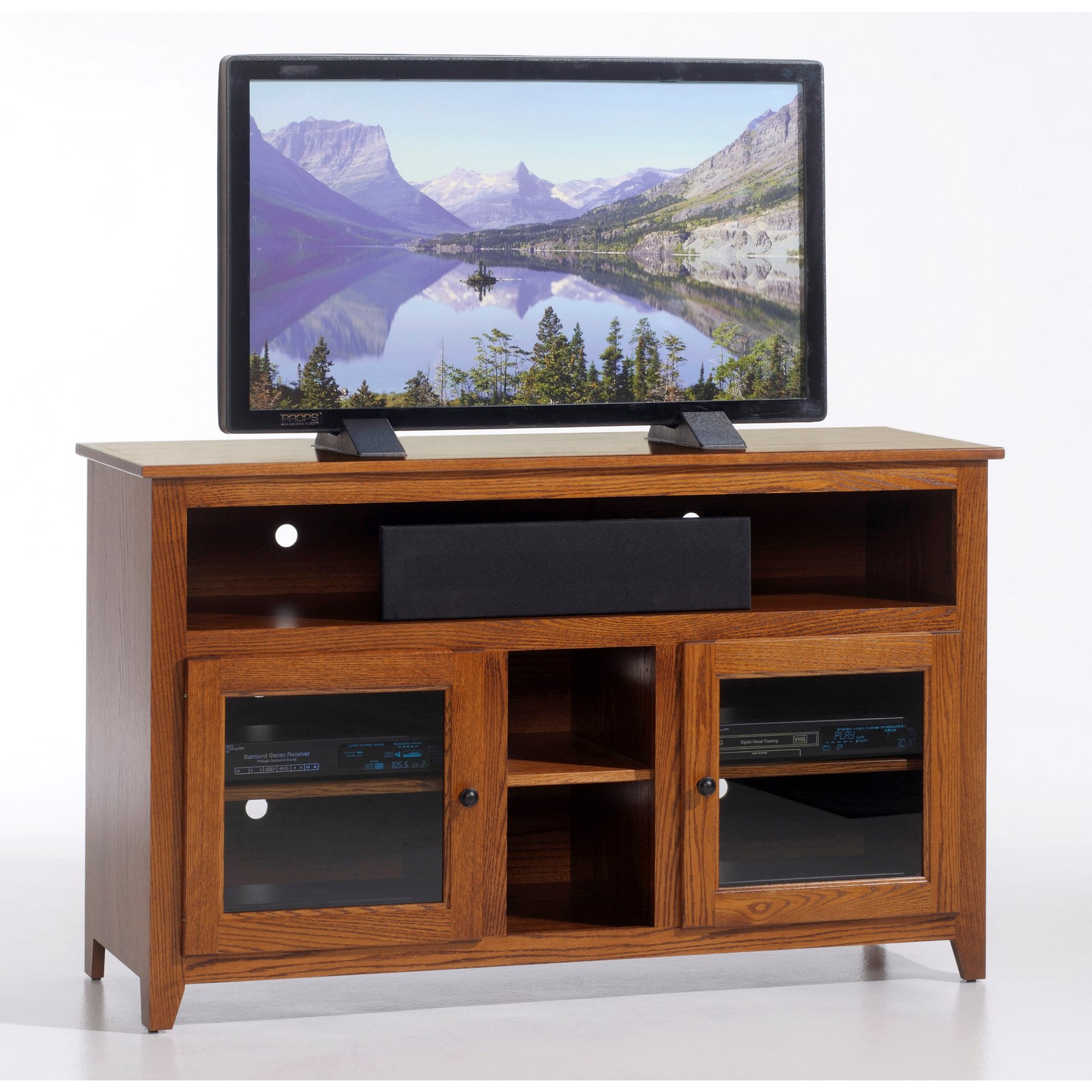 Y & T Woodcraft Economy Oak TV Stand | Stewart Roth Furniture