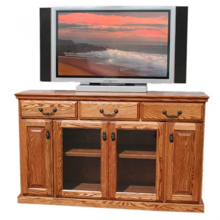 Oak Design Corp 56″ Traditional TV Console Stewart Roth Furniture