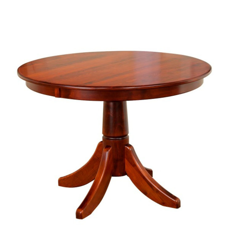 Beveled Shaker Single Pedestal Solid Top by Hermies Table Top Stewart Roth Furniture