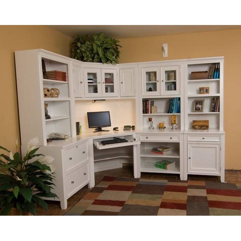 North American Wood Furniture Corner, Corner Computer Armoire