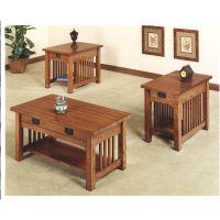 Trend Manor Mission Living Room Table Collection 2