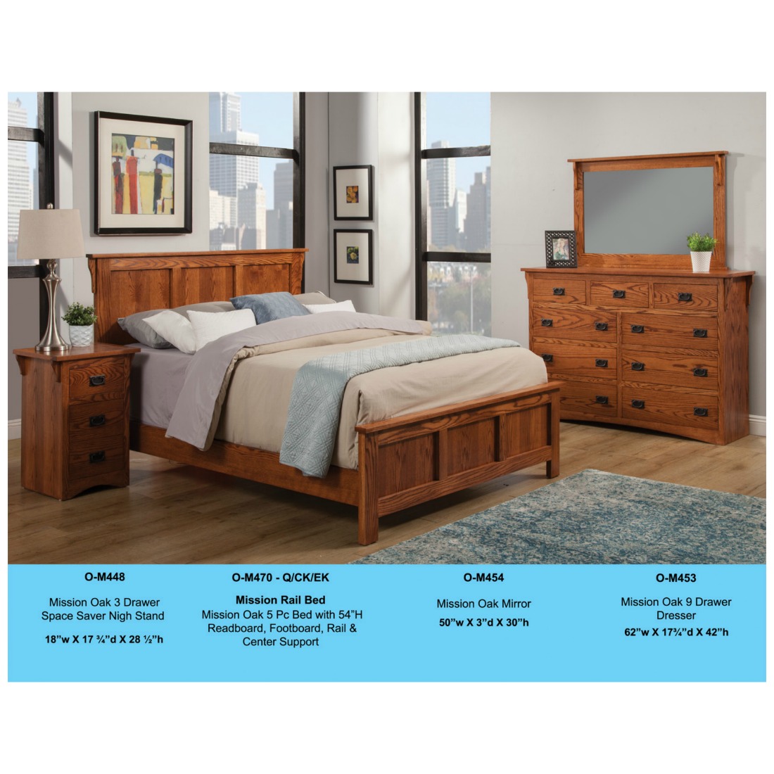 Mission Rail Bedroom Set By Odc Stewart Roth Furniture
