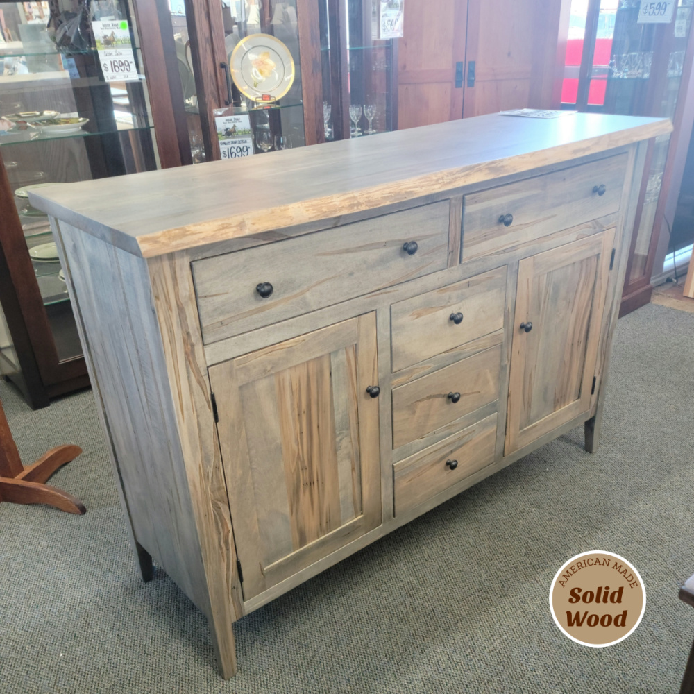 Authentic Amish Live Edge Server - Stewart Roth Furniture